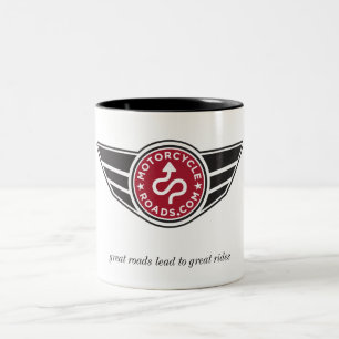 Medium ceramic mug with red MCR logo