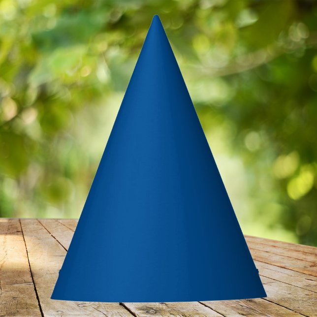 Medium Electric Blue Solid Colour Party Hat (Creator Uploaded)