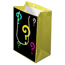 Medium Gift Bag Question Mark Reason