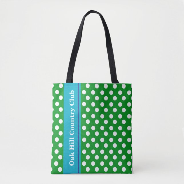 Medium Golf Tote – Personalized Club Name Edition Bag (Front)