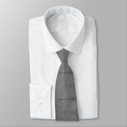 Medium Grey Texture Tie