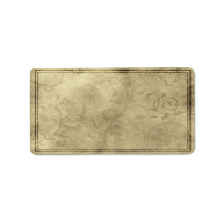 Medium Horizontal Romantic Apothecary Label