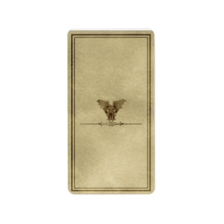 Medium Plain Gargoyle Apothecary Label