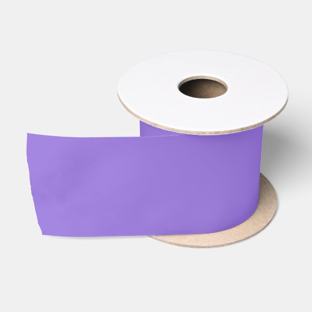 Medium Purple High End Solid Colour Satin Ribbon (Spool)