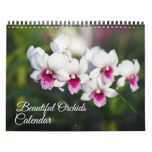 Medium Size Orchids Calendar