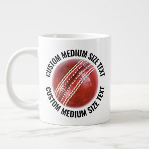 Medium Size Personalized Text Giant Cricket Mug