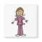 Medium Skin Stick Figure Female Nurse