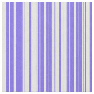 Medium Slate Blue and Mint Cream Coloured Lines Fabric