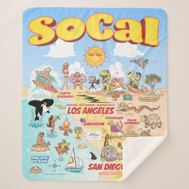 Medium SoCal Sherpa Blanket (Front)