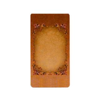 Medium Summer Brocade Apothecary Label