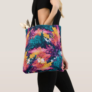 Medium Tote Bag Color Splash For Her