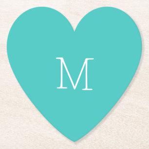 Medium Turquoise  Paper Coaster