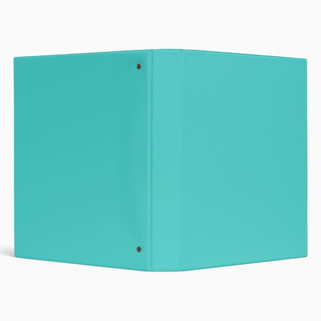 Medium Turquoise Solid Colour Binder (Background)