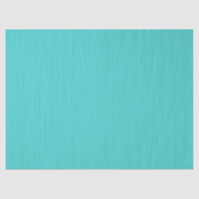 Medium Turquoise Solid Colour Tissue Paper (Front)