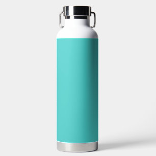 Medium Turquoise Solid Colour Water Bottle