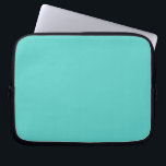 Medium Turquoise Solid Plain Colour Laptop Sleeve<br><div class="desc">Femininity,  girlish colour Style. A turquoise represents calmness,  creativity & emotional balance. Without a doubt,  it is an attractive,  fashionable,  adorable look. 
Nice to have it & exist around you.</div>