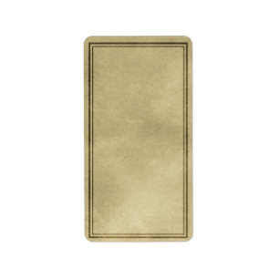 Medium Vertical Apothecary Label