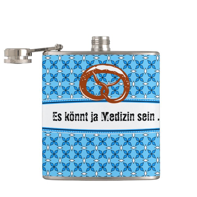 Medizin Flachmann Hip Flask (Opened)