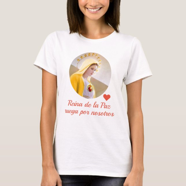 Medjugorje Queen of Peace T-Shirt (Front)
