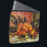 Medlar Branch by Pierre Renoir Laptop Sleeve<br><div class="desc">Pierre-Auguste Renoir's famous painting, Medlar Branch.</div>