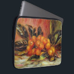 Medlar Branch by Pierre Renoir Laptop Sleeve<br><div class="desc">Pierre-Auguste Renoir's famous painting,  Medlar Branch.</div>