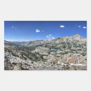 Medley Lake Basin Panorama from High - Sierra Sticker