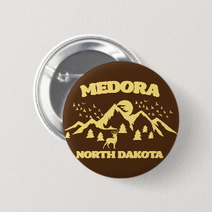 Medora,North Dakota 2 Inch Round Button
