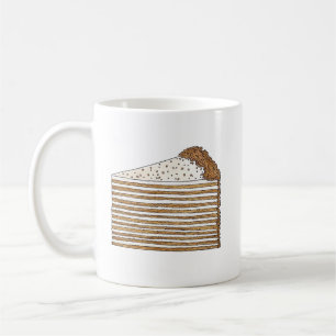 Medovik Medivnyk Russian Ukrainian Honey Cake Food Coffee Mug