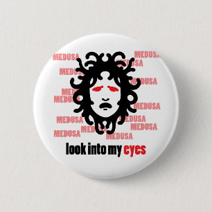 Medusa 2 Inch Round Button