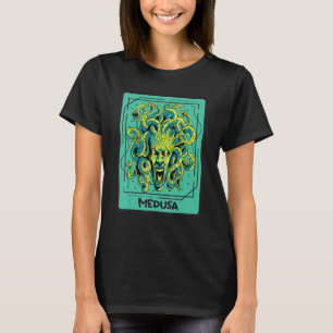Medusa Ancient Greek  Tarot Card Greek Mystical Ca T-Shirt