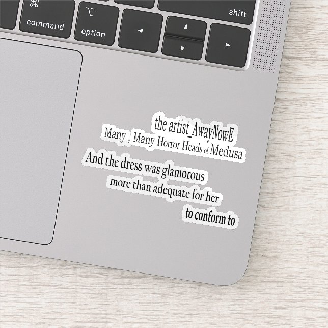 Medusa awaynowe Horror 4MMHead Bphrases Diecut 25 (Detail)