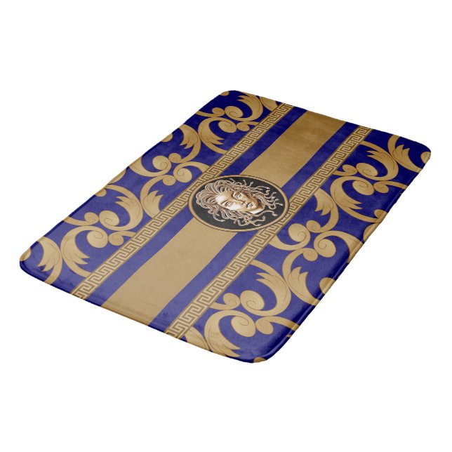 Medusa  Baroque luxury Bath Mat (Angled)