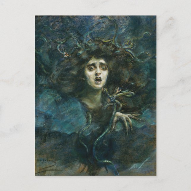 Medusa by Alice Pike Barney Postcard (Front)