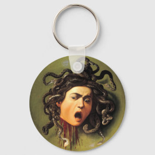 Medusa, Caravaggio Keychain