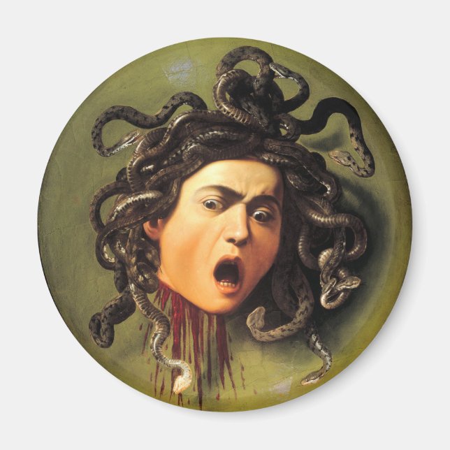 Medusa, Caravaggio Magnet (Front)