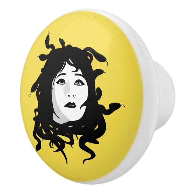 Medusa Ceramic Knob (Right)