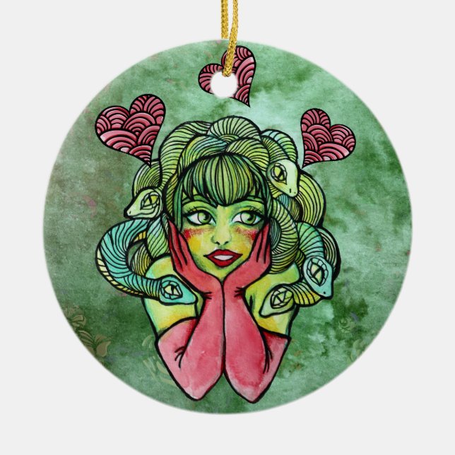 Medusa                                             ceramic ornament (Front)
