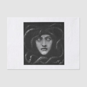 Medusa decoupage tissue paper