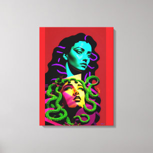 Medusa Distracted   Canvas Print