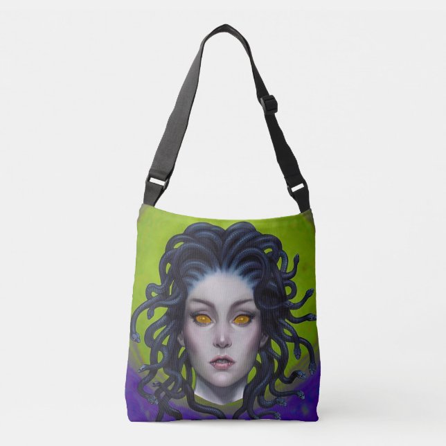 Medusa Eyes, Cross Body Bag (Front)