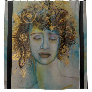 Medusa Goddess Maureen Girard Myth Gold