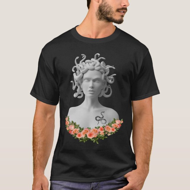 Medusa Gorgon Greek Mythology T-Shirt (Front)