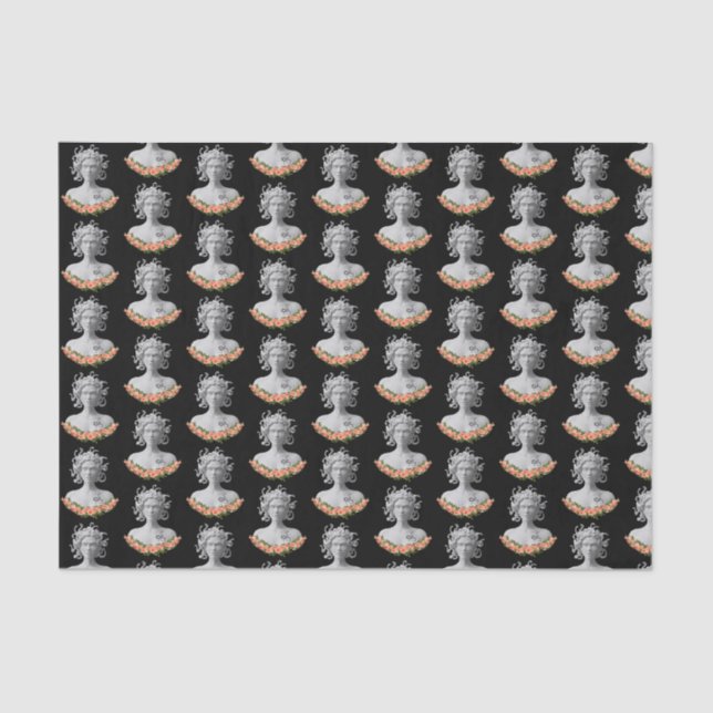 Medusa Gorgon Greek Mythology Tissue Paper (Front)