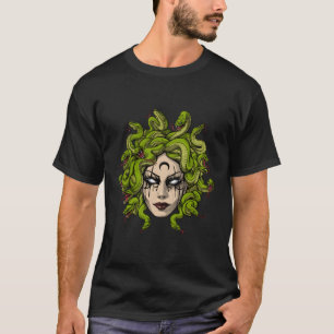 Medusa Greek Goddess Snakes Ancient Greece Mytholo T-Shirt