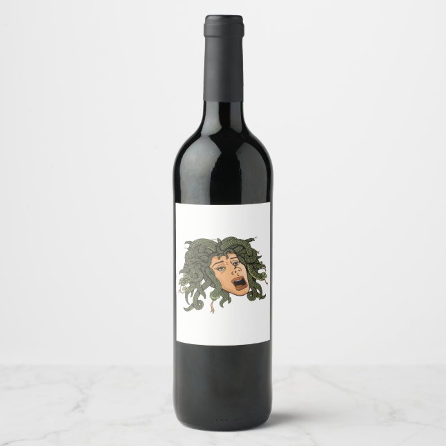 Medusa Head Wine Label (Front)