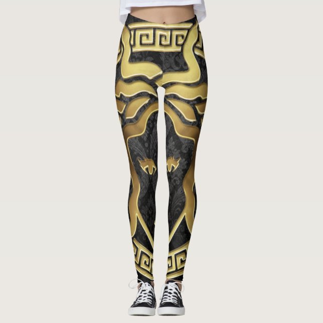 Medusa Metallica Leggings (Front)