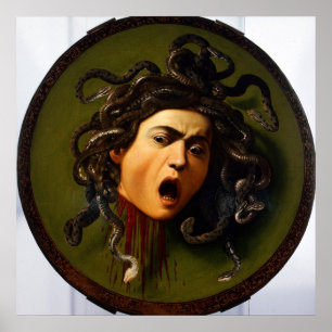 Medusa par Caravaggio - Poster