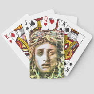 Medusa Portrait of a Gorgon Playing Cards