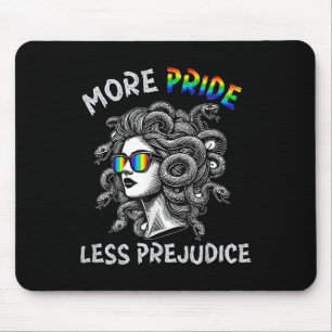 Medusa Rainbow More Pride Less Prejudice Lgbtq+ Eq Mouse Pad