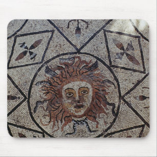 Medusa, Roman mosaic from the House of Orpheus Mouse Pad
